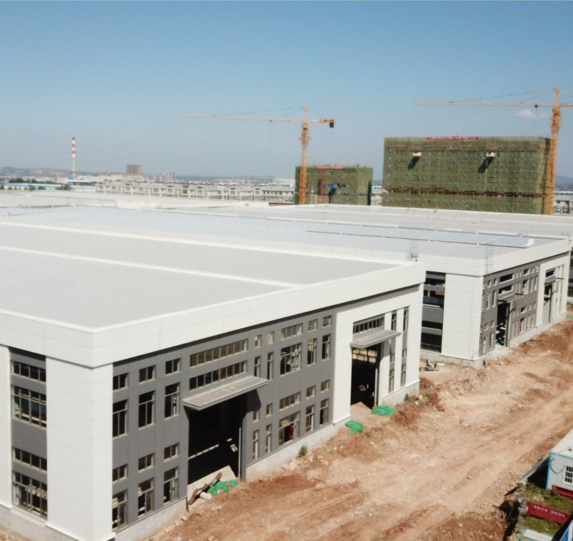 Ketahanan Api Modern Metal Prefab Workshop Frame Baja Workshop Disesuaikan