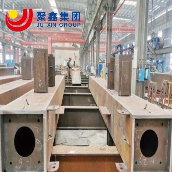Portal Struktur Baja Prefabrikasi Bingkai Logam Mall/Hall/Workshop/Warehouse Bangunan Struktur Baja