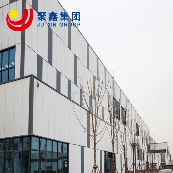 Portal Struktur Baja Prefabrikasi Bingkai Logam Mall/Hall/Workshop/Warehouse Bangunan Struktur Baja