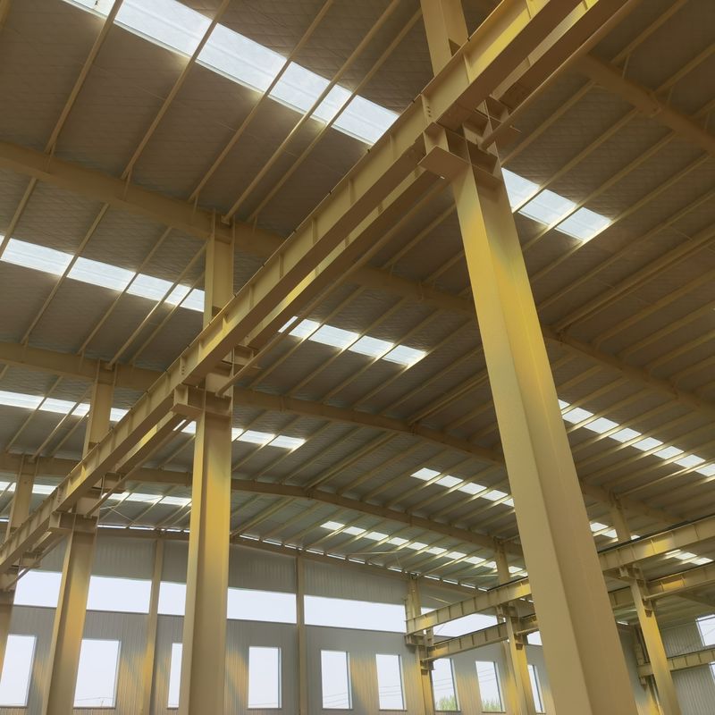 Biaya Murah Mudah Instalasi Prefabrikasi Prefabrikasi Kerangka Struktural Baja Lokakarya Industri Untuk Industri Perabotan