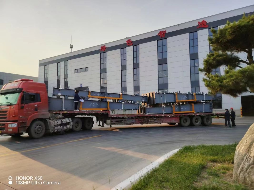 Bangunan Struktur Baja Ringan Modular Disesuaikan Bangunan Rangka Logam Komersial Hangar Workshop