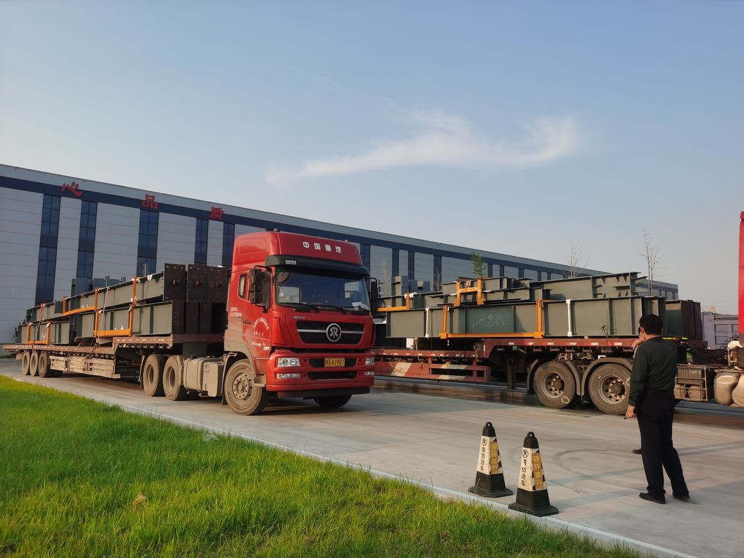 36 Meter Besar Clear Span 46 Eave Tinggi Rockwool Komposisi Panel Tembok Steel Struktur Workshop Ke Amerika Serikat Amerika