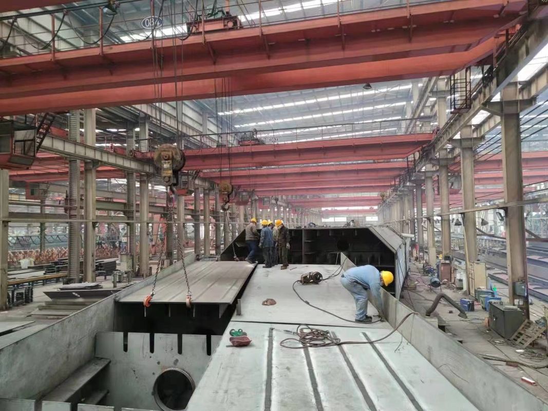 Struktur Baja Bangunan Pabrik Prefabrikasi Modular / Low Cost Industrial Workshop Shed