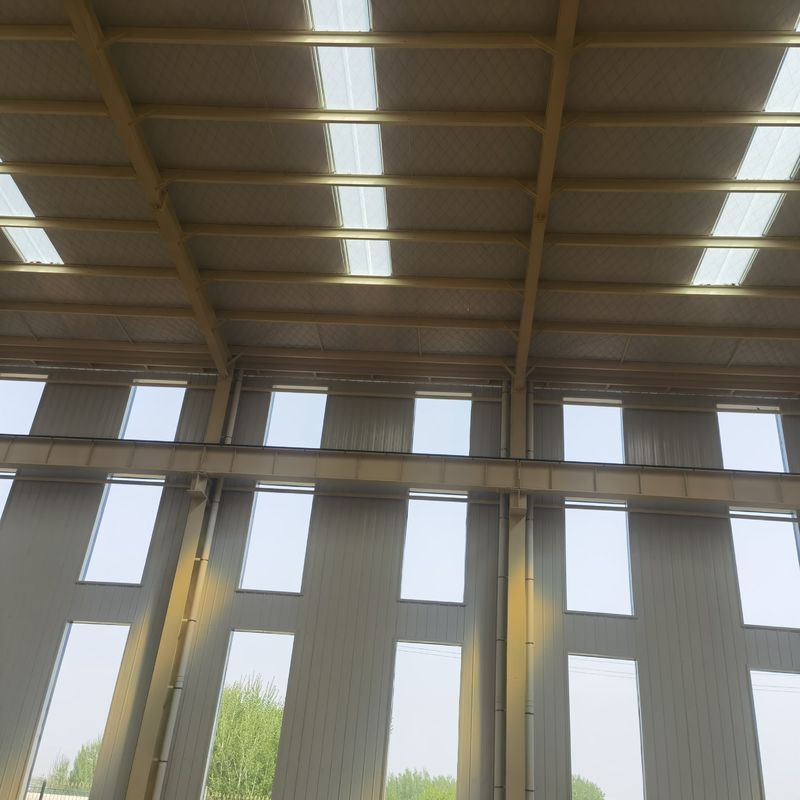 China Pabrik Lokakarya Struktur Baja Disesuaikan Galvanized Prefabricated Truss Beam Harga