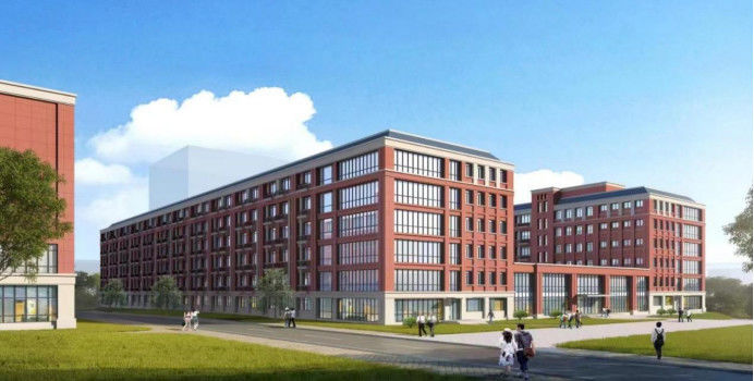 Struktur baja prefabrikasi multi-lantai preengineered sekolah mahasiswa universitas apartemen bangunan pengajaran